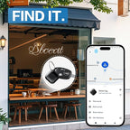 Air Tag for Android, Tags-4 Pack Tracker with 4 Case, Works via Google Find Hub App, Android Tracker Tags, Item Finder for Key, Backpack, Travel and Commute, 2 Black, 2 White (NOT for iOS)