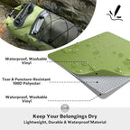 STOVER 5/10/25/30/40/55L Waterproof Backpack- Floating Dry Bag for Kayaking, Travel, Beach, Hiking, & Camping, Men/Women