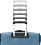 Samsonite Soft-Sided 29-Inch Lightweight Large Checked Expandable Element Suitcase: Durable, 360° Spinner Wheels, Adjustable Telescopic Handle, 2 Front & 1 Side Pocket- Captains Blue