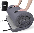 Foamma 3" x 54" x 80" Memory Foam Roll-Up Camping Mattress with Water Resistant Zipper Cover, Foldable and Portable for Camping, RV Bunk, Tent, Guest Bed, Outdoor and Dorm, CertiPUR-US Certified Foam