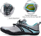 L-RUN Barefoot Water Shoes Women Mens Aqua Sock Athletic Hiking Water Sports Shoes for Swim Beach Pool Sand Diving Walking