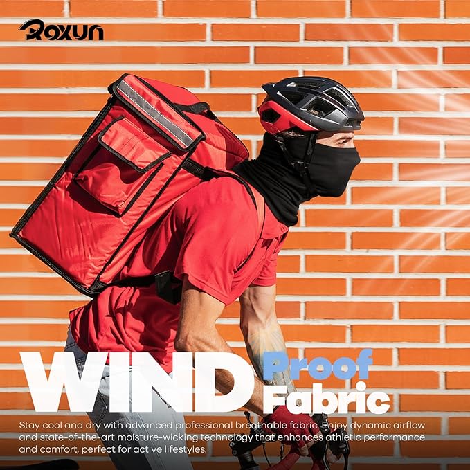 4 Pack Neck Gaiter, Cooling Breathable Face Mask UV Protection Scarf Hiking Bandana for Men/Women