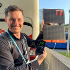 20W Small Solar Panel Charger 5V USB-A USB-C Foldable Portable Lightweight ETFE Power Emergency Panel IP67 Waterproof Hiking Camping Backpacking for Phones Tablets Power Bank