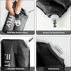 Soft Flask - Shrink As You Drink Soft Water Bottle for Hydration Pack - Folding Water Bottle Ideal for Running, Hiking, Cycling, Climbing & Rigorous Activity