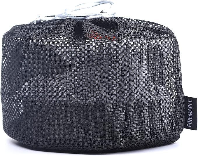 Fire-Maple Feast 4 Piece Camping Cookware Cookware Cookware Kit Outdoor Cookware Set with Pots, Kettle, Saucepans and Spatula for Hiking Fishing Picnic