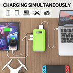 powkey Portable Power Station with AC Outlet, 65W/110V External Battery Pack 24000mAh/88.8Wh Power Pack, Portable Power Source Supply Backup for Outdoor Tent Camping Home Office