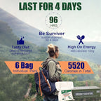 Emergency Food Supply - Original Flavor Hardtack, Mre Meals 2025, 4 Days Emergency Meals Survival Foods Bars, Emergency Supplies for Disaster Preparedness, Tin Pack, Long Shelf Life