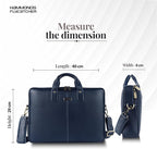 HAMMONDS FLYCATCHER Genuine Leather Laptop Bag for Men, Padded 15.6" Laptop Sleeve, Leather Messenger Bag for Men Briefcases