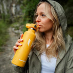 Super Sparrow Insulated Water Bottle - 17 Oz / 25 Oz / 32 Oz - Standard Mouth FlipFlow Flask - BPA Free, Leak Proof Drink Bottle- Ergonomic Straw Water Bottles for Work, Gym, Travel, Sports