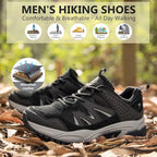CAMELSPORTS Hiking Shoes Men Lightweight Non-Slip Breathable Sneakers Low Top Walking Shoes for Outdoor Trailing Trekking Walking Climbing