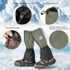 Gaiters for Hiking – Waterproof and Breathable Leg Gaiters for Women and Men Boots, Adjustable Lightweight Shoes Gaiters for Hunting, Hiking, Mountaineering, Snow Gaiters for Hiking Boots