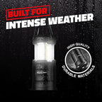 GearLight Camping Lantern - 2 Portable LED Battery Powered Lantern with Magnetic Base and Foldable Hook for Emergency Use or Campsites, Essential Hurricane Survival Kit with Batteries