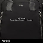 TUMI - Voyageur Atlanta Backpack - Travel Backpack for Women - For Business, Commute - Holds Up to 17" Laptop - Black & Gunmetal Hardware