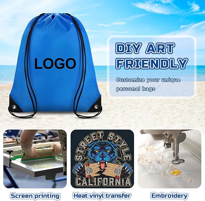 Grneric 28 Pcs Drawstring Backpack Bulk String backpack Drawstring Bags Cinch Sack Gym Sport Traveling String Bag for Men Women