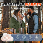 MEREZA Sleeping Bags XL for Adults Cold Weather Mens Large Wide Sleeping Bag for Big and Tall Girls Boys with Compression Sack for Camping Backpacking Warm & Cool Weather