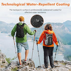 Seektop Small Hiking Backpack 12L to 15L Expandable Travel Packable Waterproof Daypack Lightweight Hiking Bag for Women Men