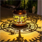 French Bulldog Solar Lanterns Outdoor Waterproof,Hanging Solar Lights French Bulldog Gifts for Women Men Metal LED Decorative Light for Yard,Patio,Lawn,Tabletop,Pathway,Landscape,Garden Decor