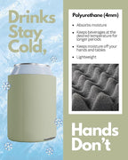 PartyPrints 1000 Pack Camel Blank Can Cooler Sleeves, Customizable Bulk Can Coolers, Extra-Thick Collapsible Drink Insulator Sleeve, Beer Can Coolers for Party Beverages