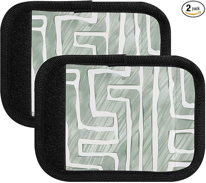 Maze Luggage Handle Wrap for Suitcase Luggage Tags Handle Covers Identifiers Soft Decorations Travel Accessories 2 Pack