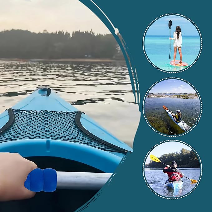 Kayak-Paddle-Grips-2-Pack - No-Slip Oar-Grip for Take-Apart Paddles,Blister Prevention Kayaking Accessories(Diameter 30mm/1.18 inches)