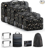 11 Set Packing Cubes for Travel, Gifts for Women Mom,Anti-Tearing Suitcase Organizer,OlarHike Vacation Essentials & Accessories for Cruise Ship