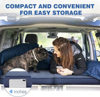 OUTSKIRT Ultralight Self Inflating Sleeping Pad, 4" Thick Camping Mattress with Pump Pack, 9.5 R-Value Insulated Sleeping Mat, Portable Camping Bed for Tent, Car, Truck or Van, 4 Season Camp Mattress