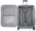 Samsonite UpLIFT Lightweight Medium Checked Softside Luggage with Spinner Wheels - Expandable - Airline-Approved, Polyester Soft Suitcase for Ultra Light Travel - Elemental Blue