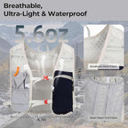 Hydration Running Vest with 1.5L Water Bladder for Hiking Backpack, Reflective Safety Vest for Men & Women, Lightweight Adjustable Marathon Gear for Trail Running