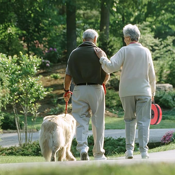 ALEVMOOM Upgraded Nylon Collapsible Stool with 500lbs Max Weight Portable Retractable Folding Telescoping Stools for Adults Chair for Outdoor Camping Fishing Hiking BBQ (Nylon Red)