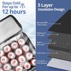 Maelstrom Collapsible Soft Cooler Bag, 24/30/60/75 Cans Beach Cooler, Ice Chest, Leakproof & Portable for Beach, Camping, Road Trips & Grocery Shopping