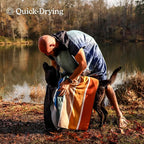 Nomadix Original Towel - Perfect for Beach, Pool, Travel, Camping, Yoga - Made with Recycled Materials - Super Absorbent - Sand Resistant - Stripes Retro - 72.5" x 30"