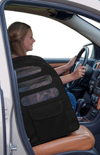 Pet Gear I-GO2 Plus Traveler Roller Backpack, Travel Carrier, Car Seat for Cats/Dogs, Mesh Ventilation, Included Tether, Telescoping Handle, Storage Pouch, Onyx