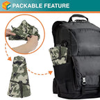 SUN CUBE Wide Brim Sun Hat with Neck Flap, UPF50+ Hiking Safari Fishing Hat for Men Women, Sun Protection Beach Hat