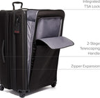 TUMI - Alpha Worldwide Trip Expandable 4-Wheeled Packing Case - Extra Large Design with Zip Expansion Checked Bag - Black