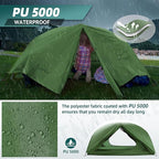 Clostnature Taurus 2 Person Backpacking Tent - Lightweight Two Person Tent for Backpacking, Easy Set Up Waterproof Camping Tent for Adults, Kids, Scouts, Large Size Outdoor, Hiking Gear