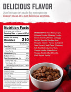 ReadyWise Emergency Food Supply - 120 Servings BBQ Beans Bucket, Freeze Dried Protein Meals, Camping Essentials, Ready to Eat, Survival Disaster Prepping Supplies, up to 25 Year Shelf Life