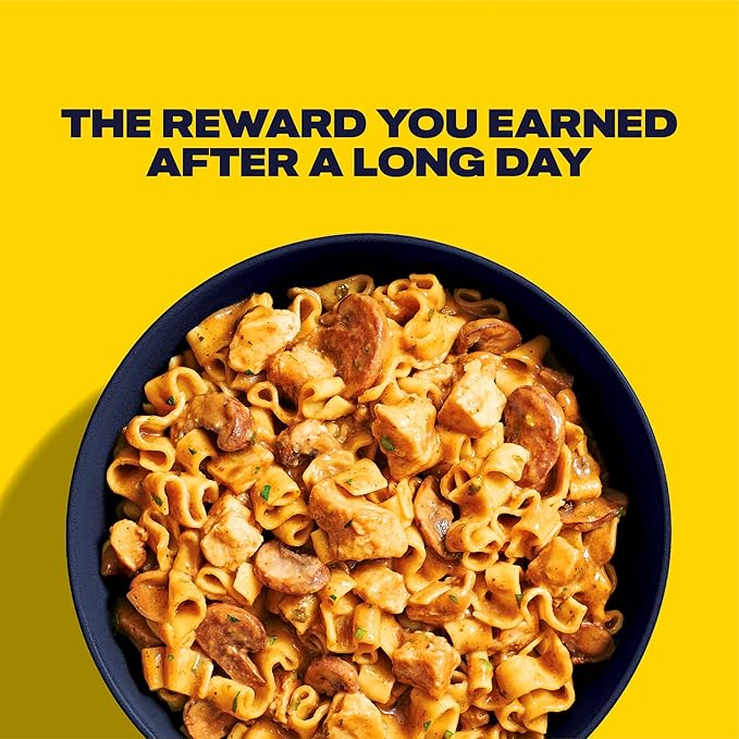 BIGHORN Mountain Food Chicken And Mushroom Marsala with Pasta - Premium Freeze Dried Meals for Camping Food - Dehydrated Camping Food for Backpacking Meals - 2 Servings