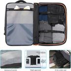Travel Carry on Backpack 50L Expandable Flight Approved Backpacks 17.3 inch Laptop and USB Charging Port bags Water Resistant Business Back Pack for Women & Men