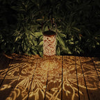 Solar Cardinal Lanterns Outdoor Hanging Decor Lantern,Waterproof Hollow Out Metal Decorative Garden Light,Graceful Decoration for Patio,Yard,Landscape,Walkway,Festival