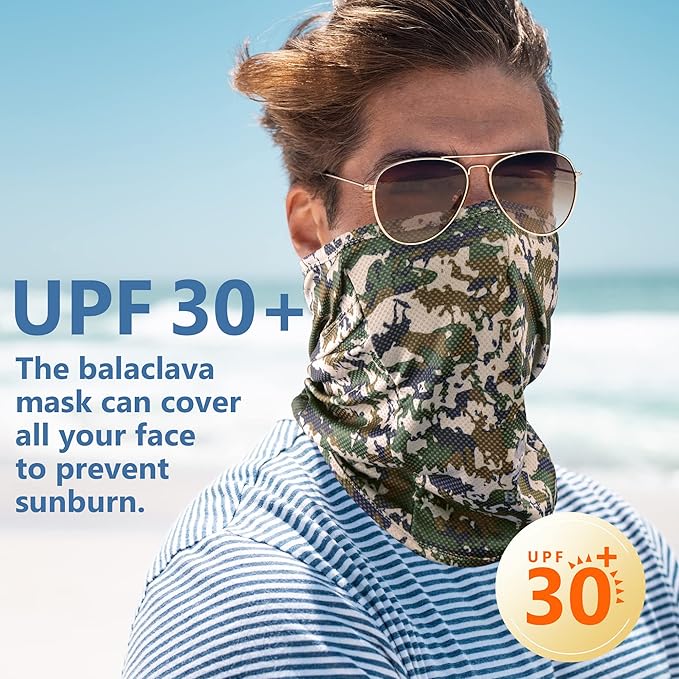 Balaclava Face Mask Sun UV Protection Breathable Full Head Mask for Men Women Skiing Cycling