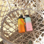 KXIAOCHEN Insulated Water Bottle, Stainless Steel Water Bottle, 2 Lids (Straw and Handle Lid),Wide Mouth Metal Water Bottles Keep Hot and Cold, Double Walled, Thermo Mug, Metal Canteen