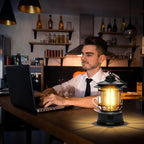 Retor LED Camping Lanterns Black 3 Pack 1500 LM Step-Less Dimming, Lightweight Battery Powered USB Rechargeable Flashlight Survival Kits Indoor Outdoor Home Camping Emergency Outages Hiking Light