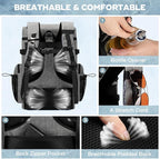 Maelstrom Backpack Cooler,Soft Lightweight Leakproof Cooler Backpack,35 Can Insulated Cooler Bag,Keeps 35 Cans Hot/Cold for Up to 16 Hours,Waterproof Lunch Backpack for Men Women-Grey