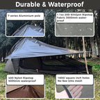 Onewind Ultralight One Person Tent, Single Person Fishing Tent with Rainfly Poles Easy Setup for 3 Season Camping Hiking Backpacking