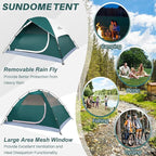1/2/4/5/6 Person Dome Tents for Camping, Lightweight Portable Backpacking Tent, Small Easy Set Up Outdoor Waterproof Camping Hiking Tent for Adults