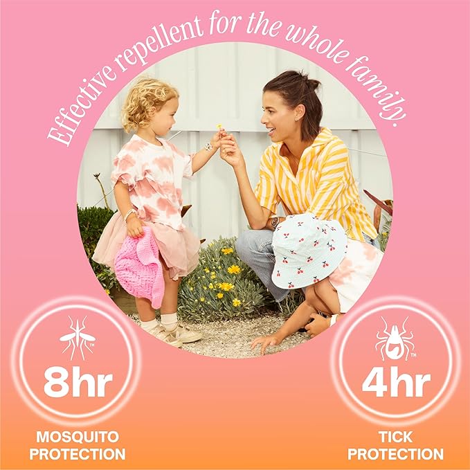 Mimikai Mosquito and Tick Repellent Spray, DEET-Free for Skin and Outdoor Use, Non-Toxic, Plant-Powered Skincare, 5.5oz
