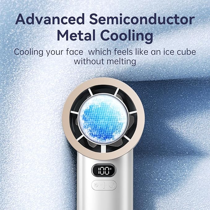 Portable Fan for Travel Mini: Pocket Small Handheld Hand Held Rechargeable Battery Operated USB Charger - Gifts for Women Teens - Summer to a Beach for a Cooling vacation