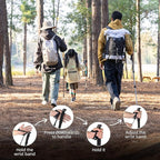 Naturehike Collapsible Trekking Poles, Adjustable Lightweight Aluminum Hiking Poles, Shock Absorption with Wrist Straps for Hiking and Daily Use, Yelllow/Green (Set of 2)