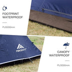 Forceatt Camping Tent 2 Person, Backpacking Tent Waterproof & Windproof, Ultralight Instant Tent with Rain Fly for Camping, Hiking, Outdoor