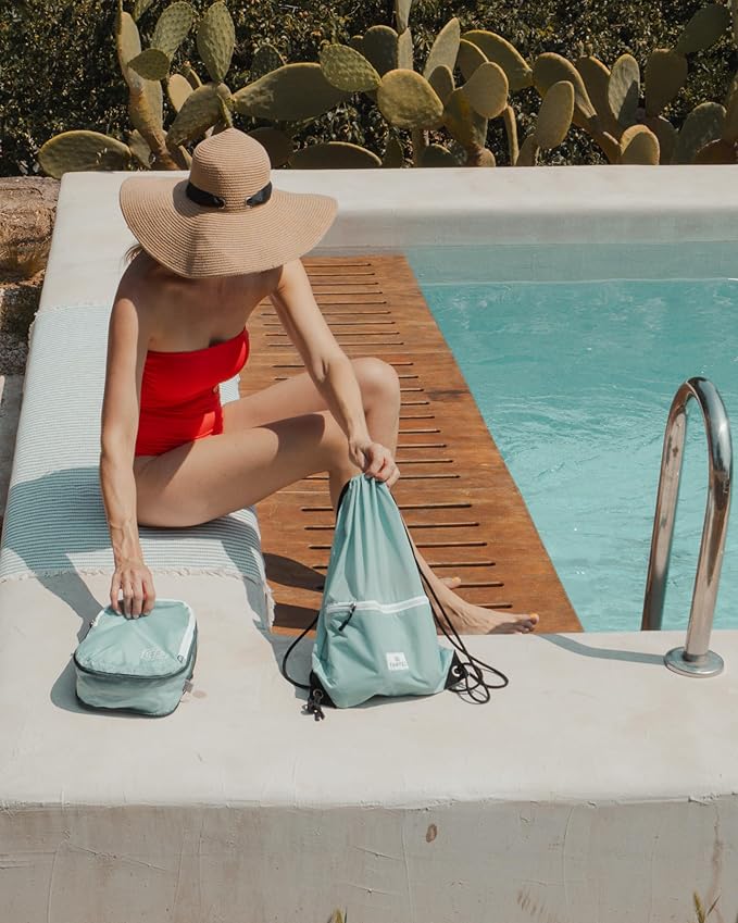 Extra Large Compression Packing Cube 6 Piece Set for Travel and Check Luggage by TRIPPED Travel Gear